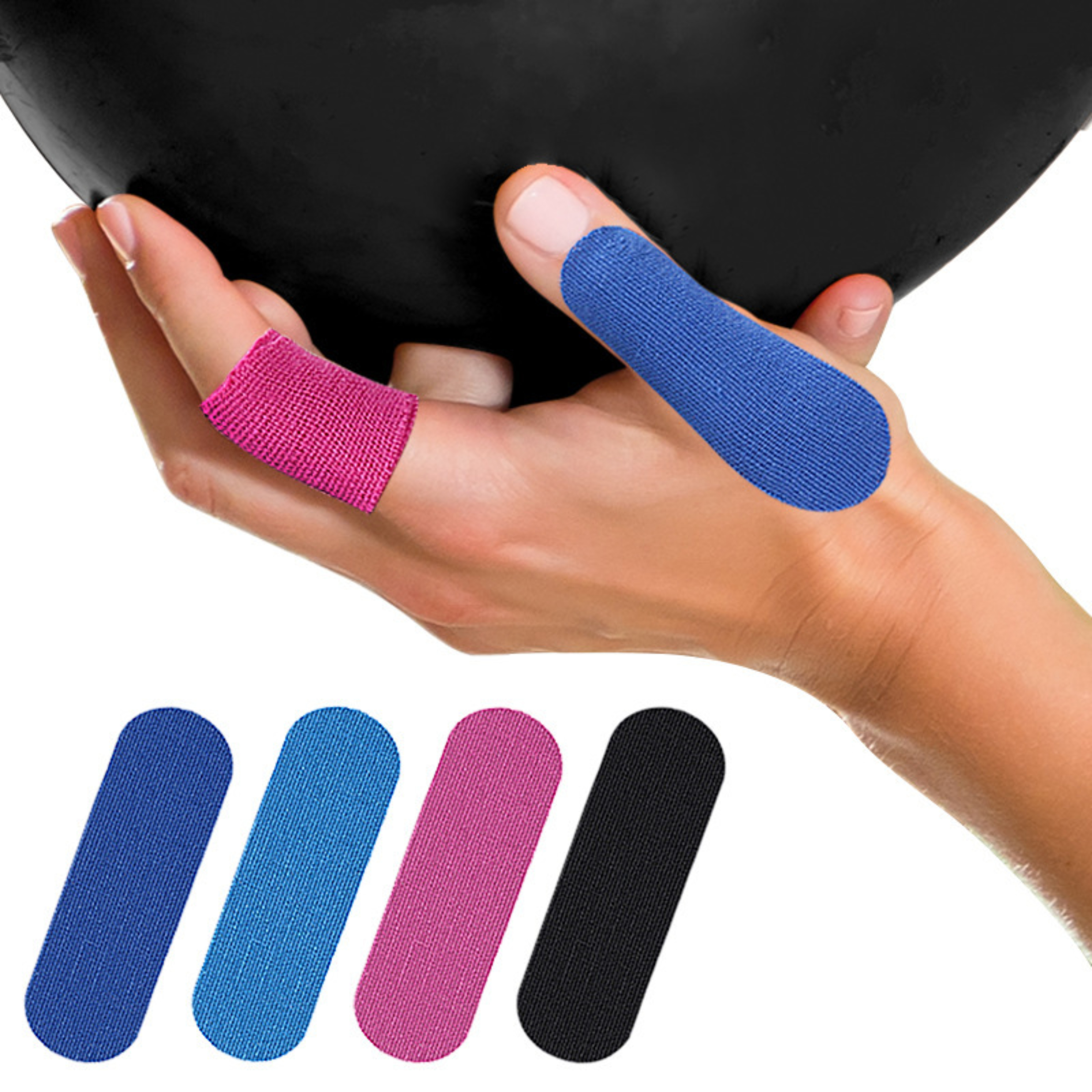 Pre-Cut Shape Kinesiology Tape muskelplaster til finger og tå